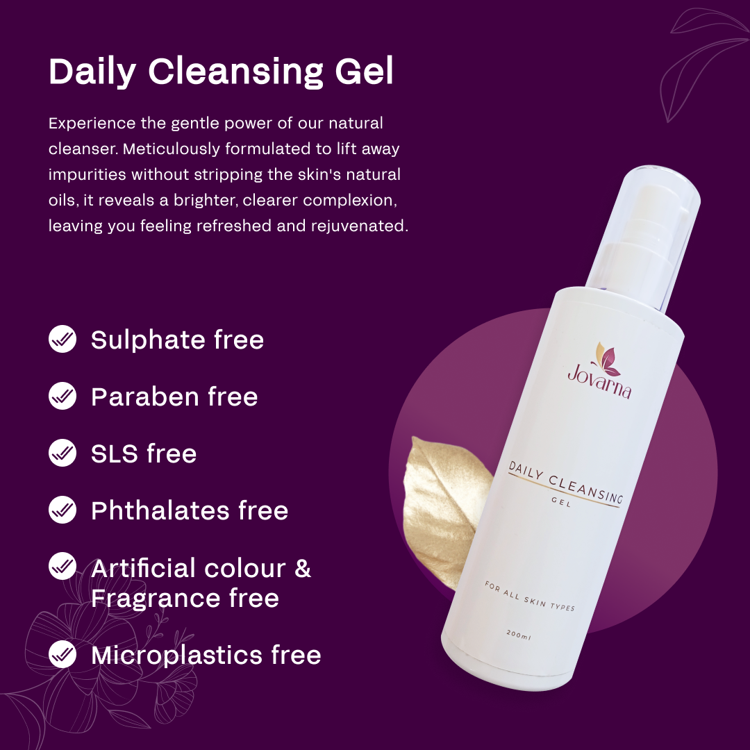 Jovarna Starter Pack – Cleanser, Toning Mist & Moisturiser – Natural Skincare Set