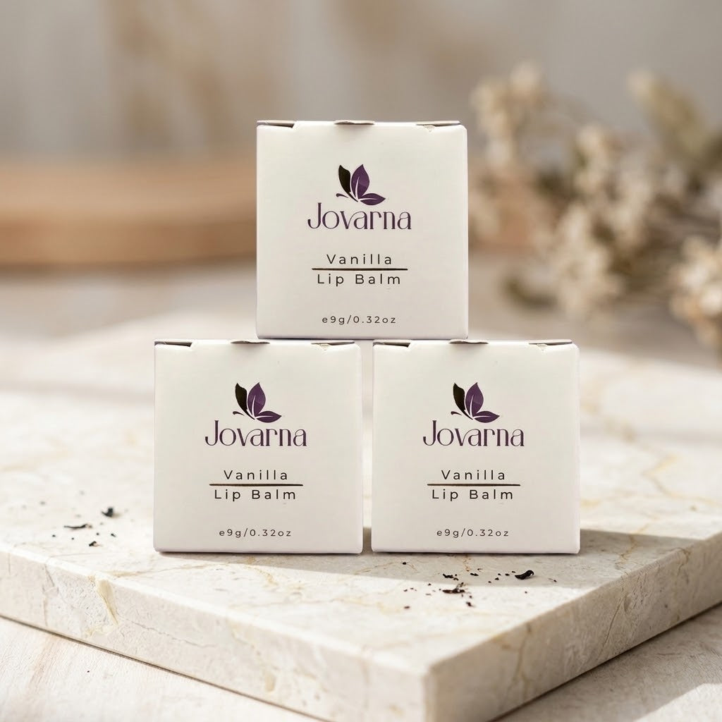 The Vanilla Lip Ritual — Trio Natural Lip Care Gift Set